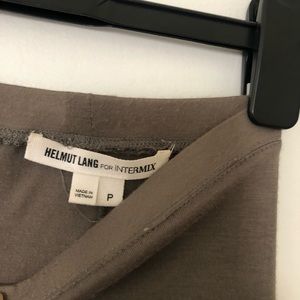 Helmet lang for intermix slit skirt